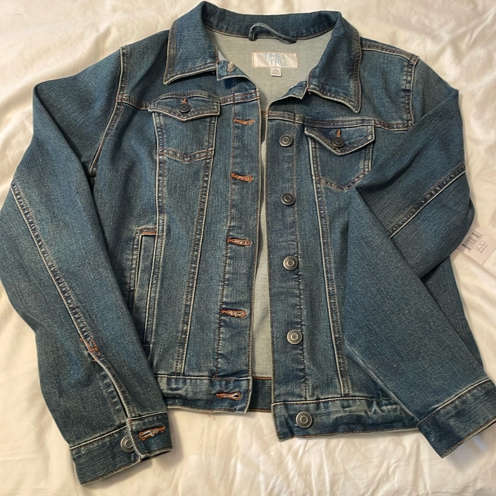 NWT Women's  Time & Tru Denim Jean Jacket S (4-6)